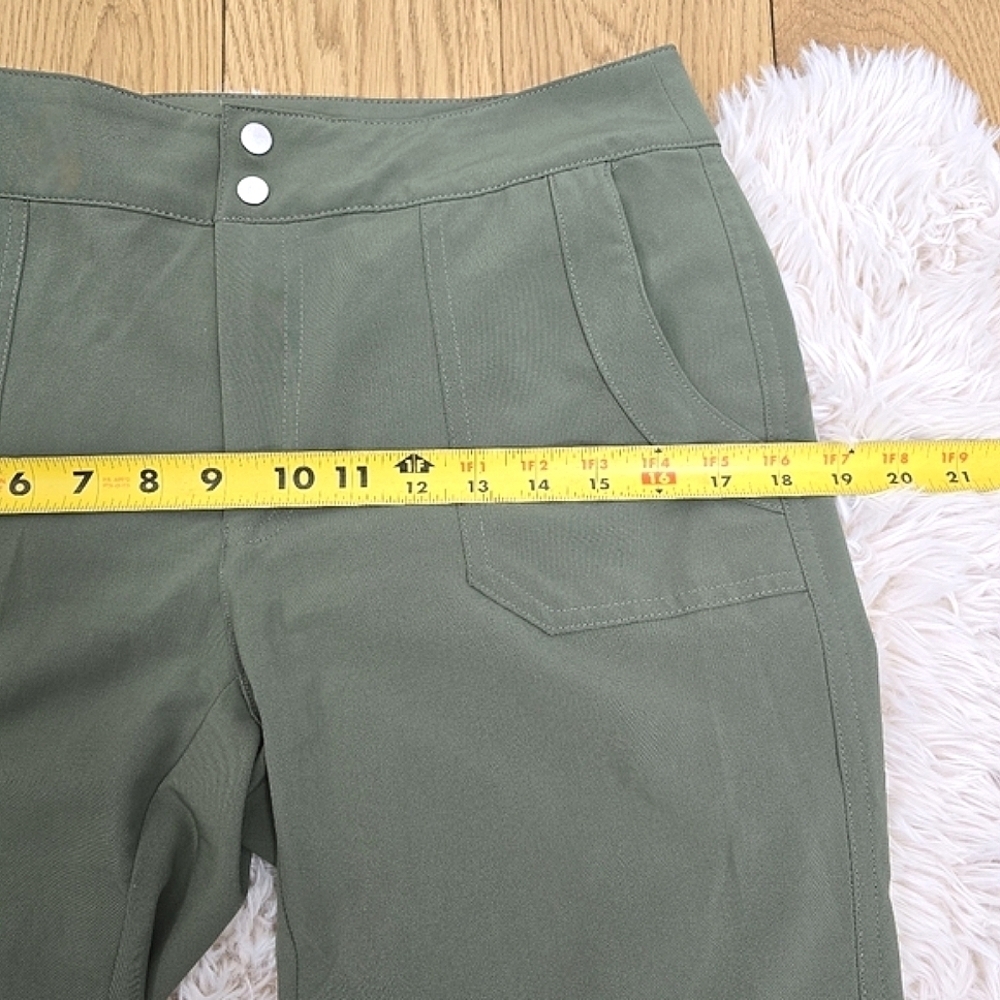 CL🚨 Sunday Green Jogger Pants Size 2 Ruched Hem - Picture 4 of 13